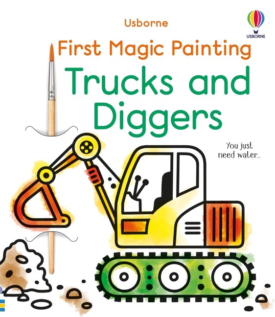 First Magic Painting- Trucks and Diggers