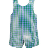 The Proper Peony Effie Blue and Green Plaid Jon Jon