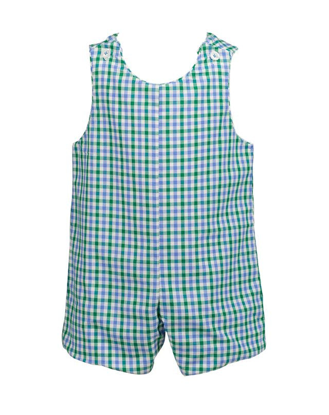 The Proper Peony Effie Blue and Green Plaid Jon Jon