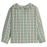 Peter Pan Shirt- Mistletoe Tartan