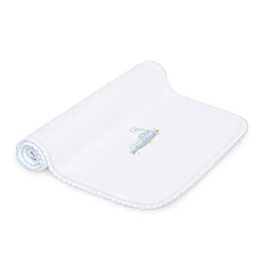 Magnolia Baby Choo Choo Train Burp Cloth
