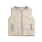 Floral Sherpa Vest