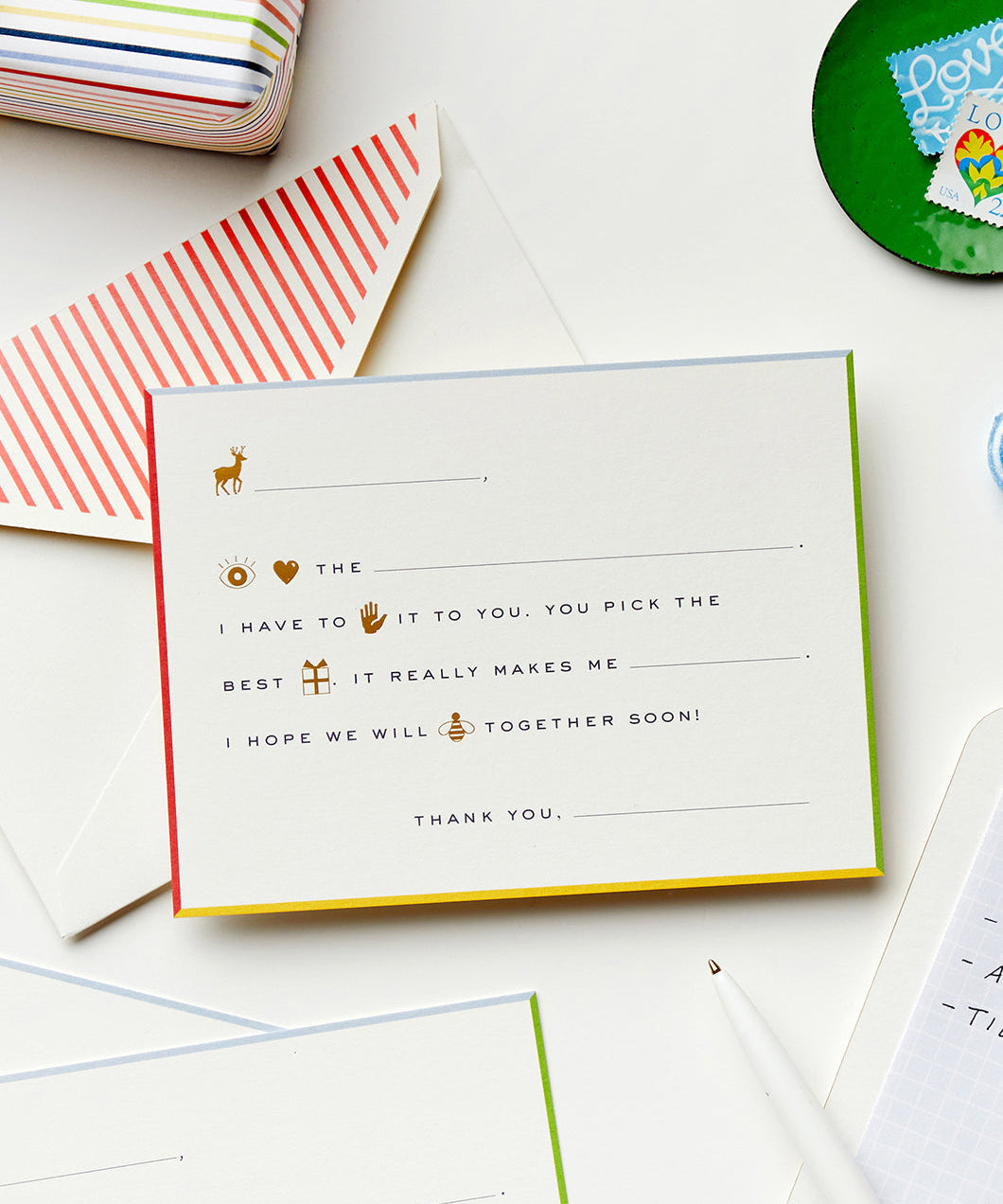 Cheree Berry Rebus Thank You Notes