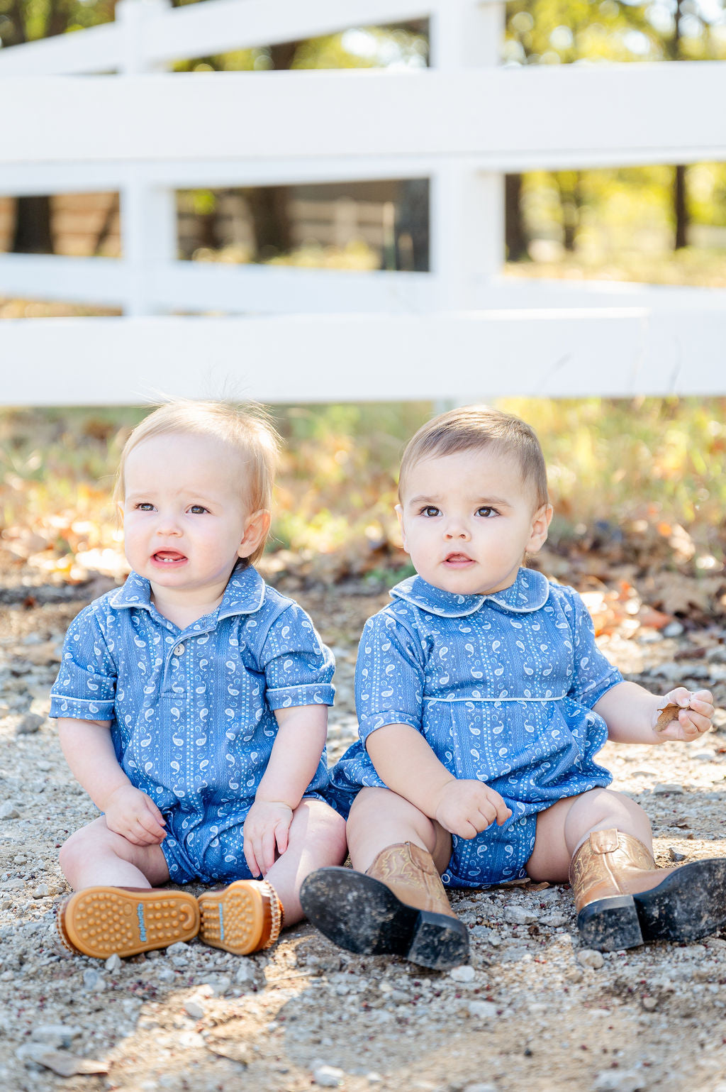 Ruth and Ralph Blue Bandana Print Pima Alexander Bubble