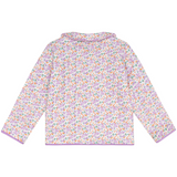 Girls Orchid Floral Quilted Jacket