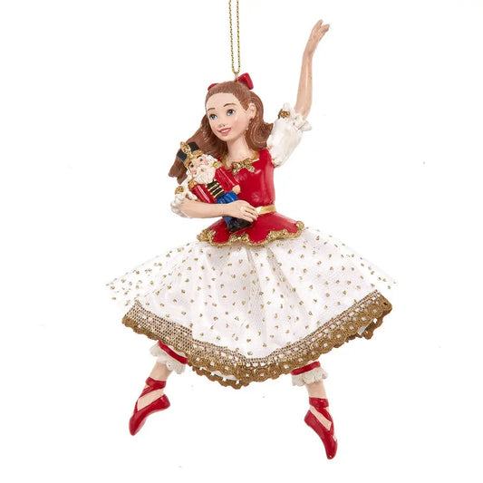 Kurt S. Adler Red Clara With Nutcracker Ornament