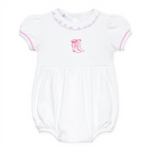 Magnolia Baby Darling Cowboy Boots Bubble- Pink