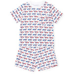 Charles Boys' Short Set - Patriotic Jeeps