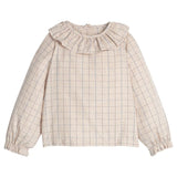 Little English Bespoke Blouse- Durham Windowpane