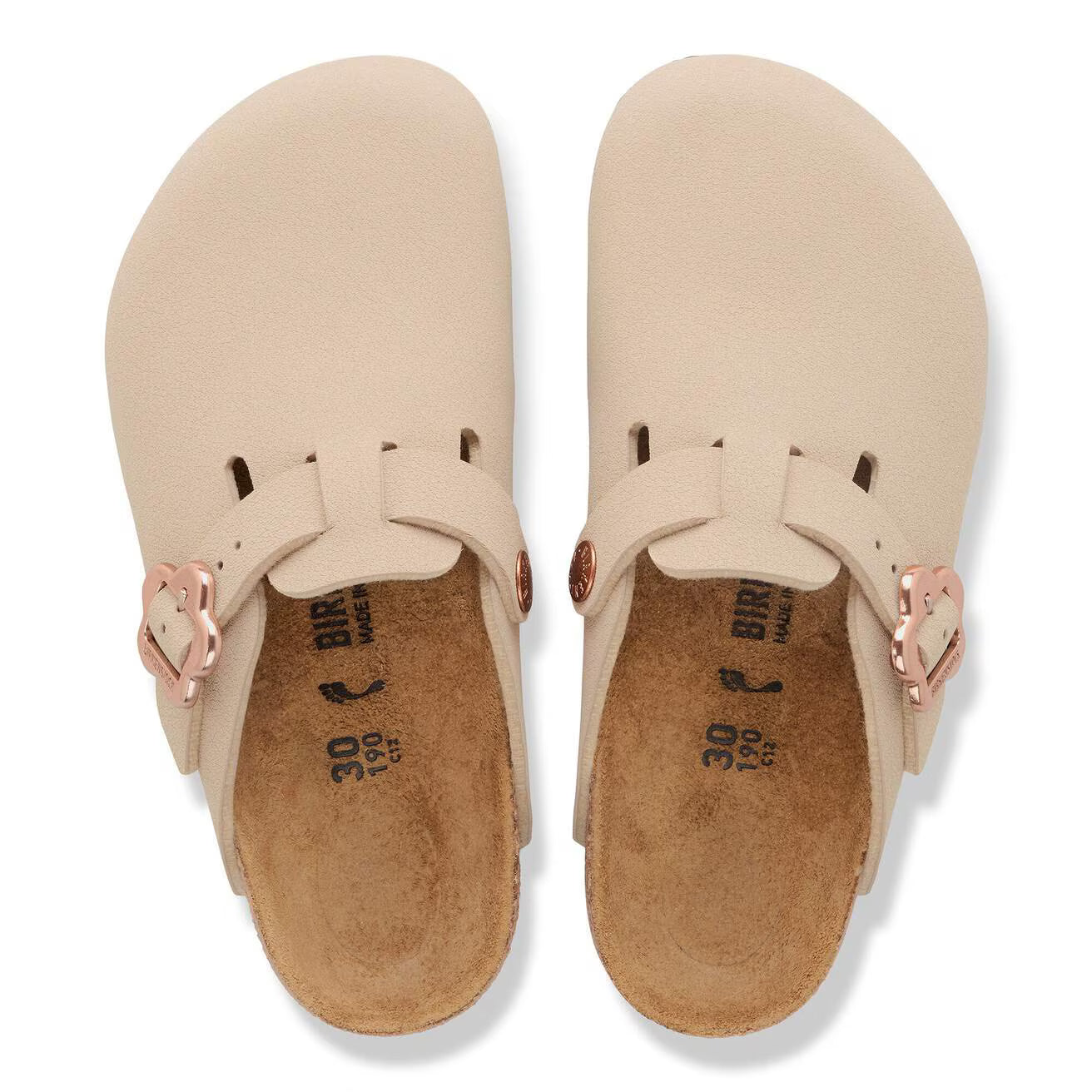Birkenstock Arizona Flower Buckle Kids- Sandcastle