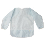 Apple of My Isla Blue Gingham Cover Everything Bib