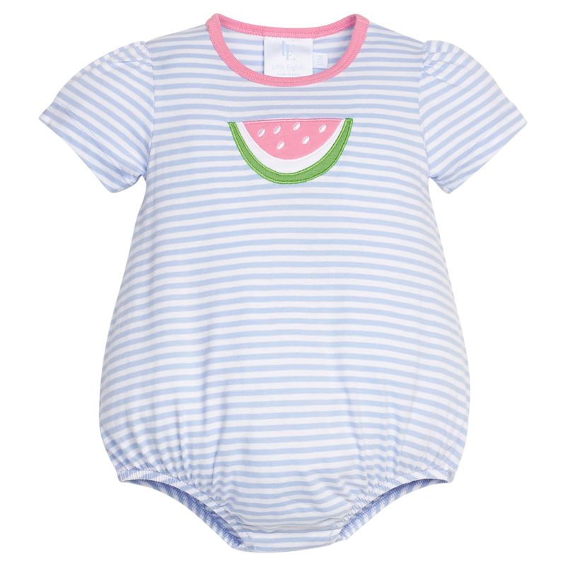 Little English Applique Bubble- Watermelon