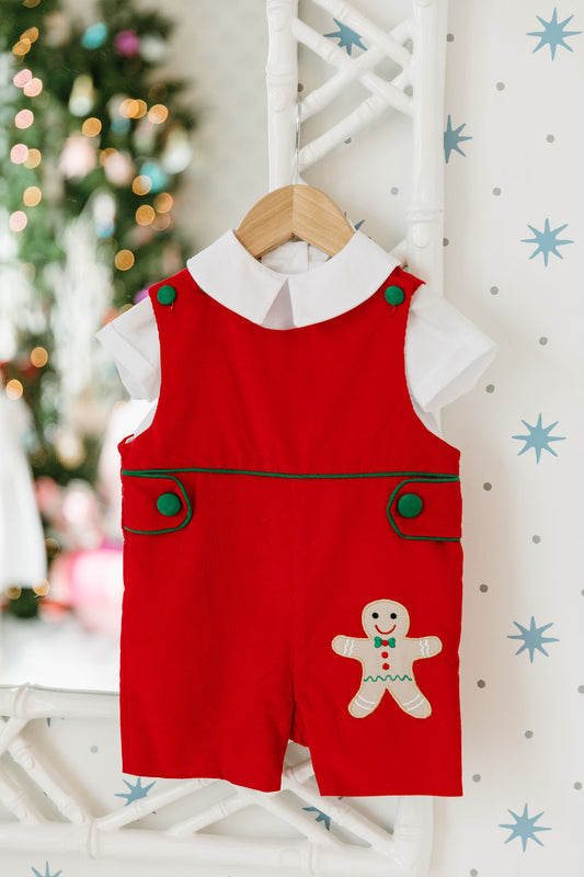 Marco and Lizzy Gingerbread Overall Set