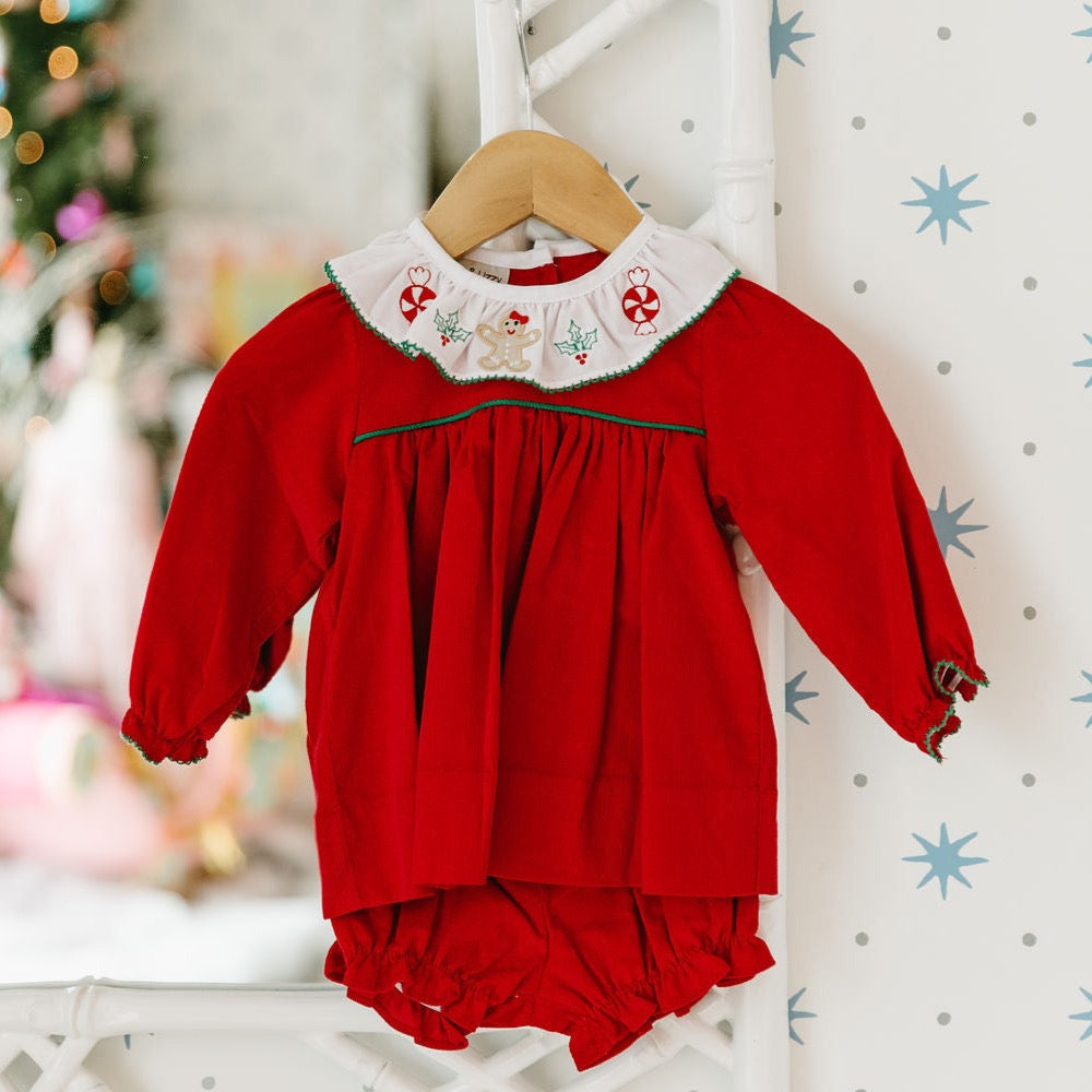 Marco and Lizzy Gingerbread Diaper Set