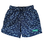 WONNiT Gettin' Route-Y Shorts- Navy