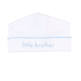 Little Brother Embroidered Hat made by Magnolia Baby.