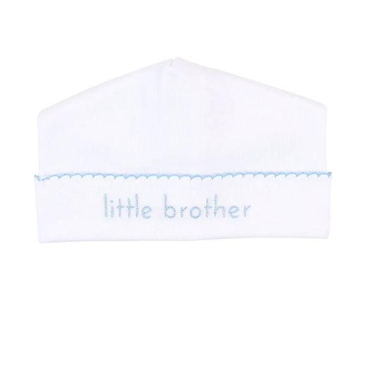Little Brother Embroidered Hat made by Magnolia Baby.
