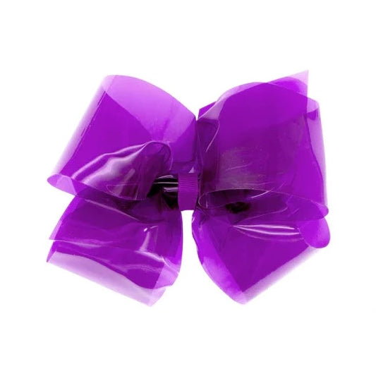 Wee Ones King Splish Splash Vinyl Swim Bow - Purple