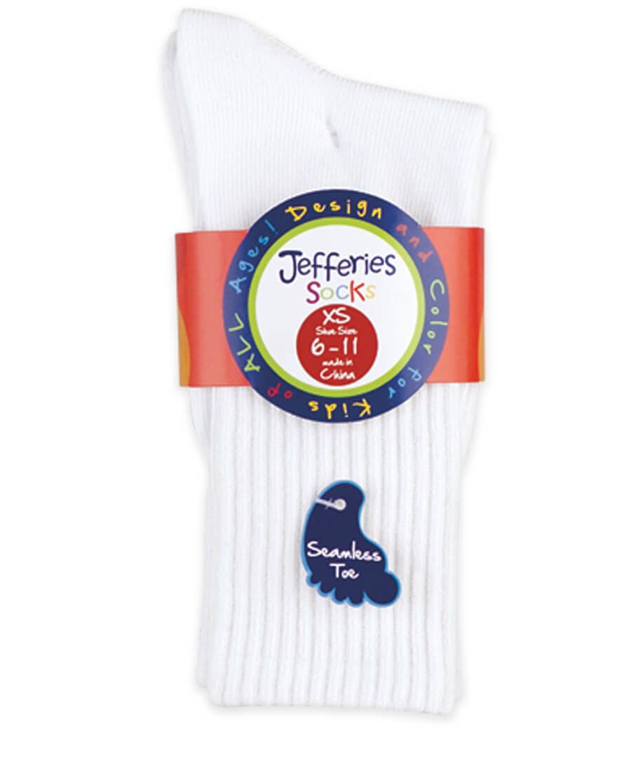 Jefferies Smooth Toe Sport Crew Non-Cushion Socks- 3 Pack