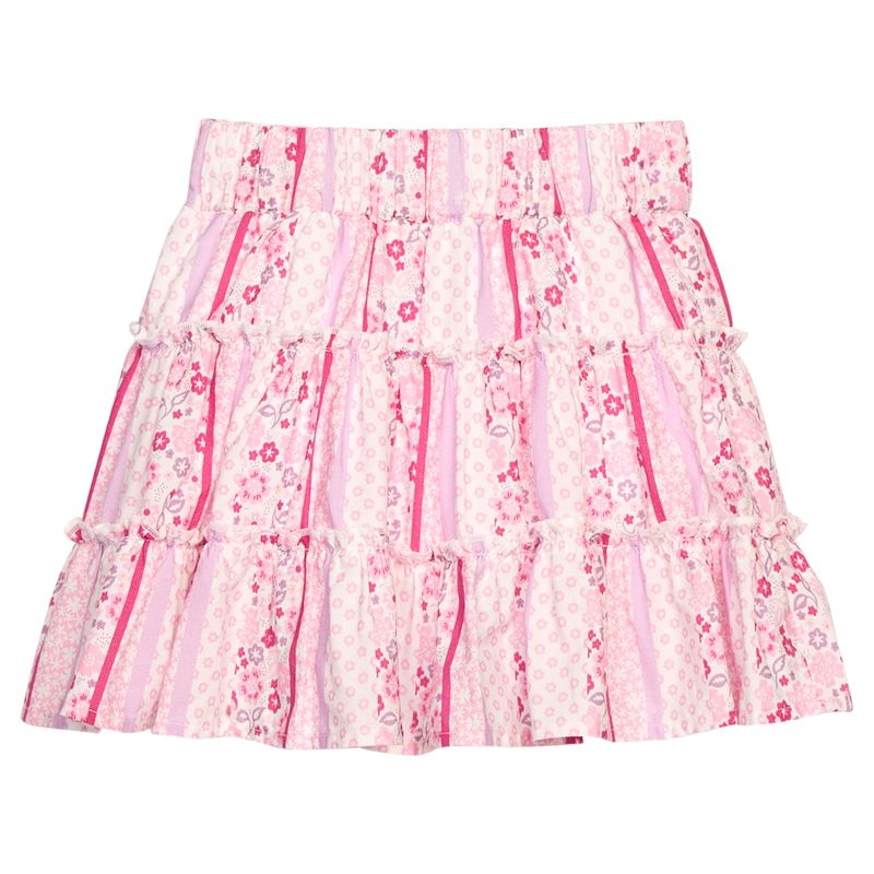 Bisby Natalie Skort- Sconset Floral Stripe