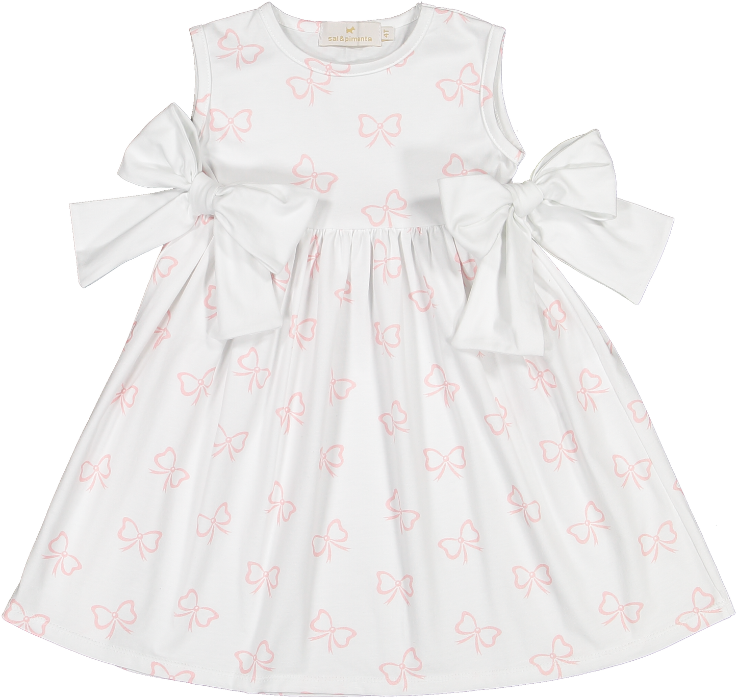 Sal and Pimenta Pink Bows A-Line Dress