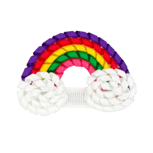 Wee Ones Grosgrain Rainbow Ribbon Hair Clip