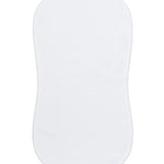 Nellapima White Bubble Baby Burp Cloth - White Picot Trim