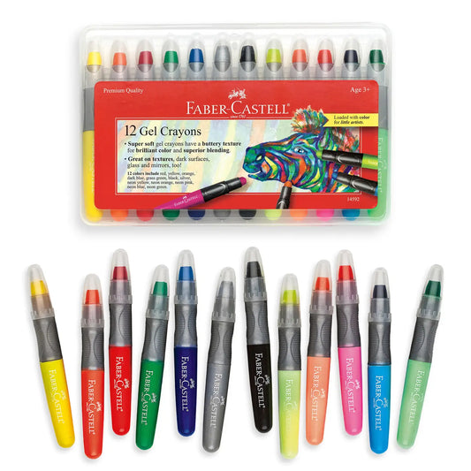 Faber-Castell 12 Gel Crayons