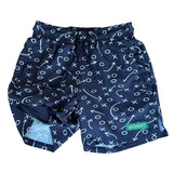 WONNiT Gettin' Route-Y Shorts- Navy