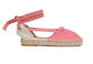 Children Chic Maru Pink Canvas Espadrille Flats