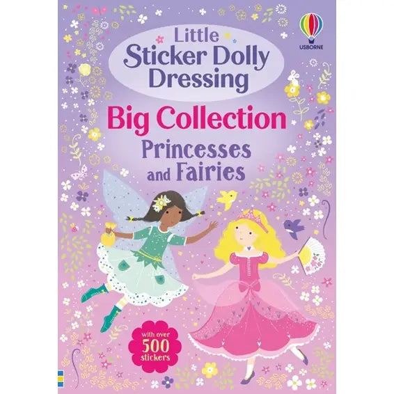 Usborne Books Little Sticker Dolling Dressing- Big Collection- Princesses and Fairies