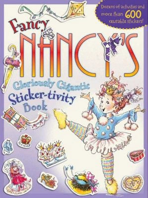 Usborne Books Fancy Nancy's Gloriously Gigantic Sticker-Tivity Book