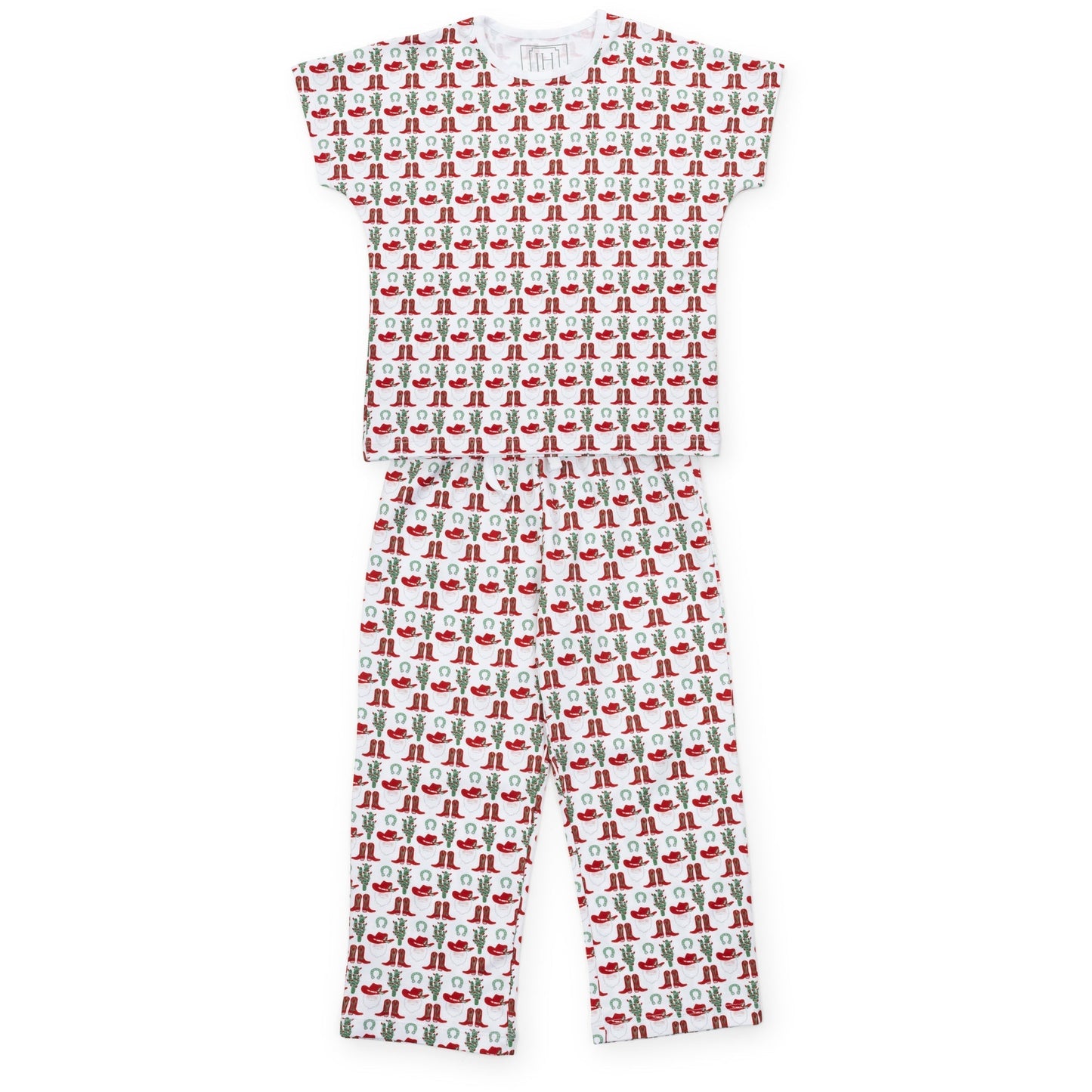 Merrick Girls' Pant Set - Cowboy Christmas