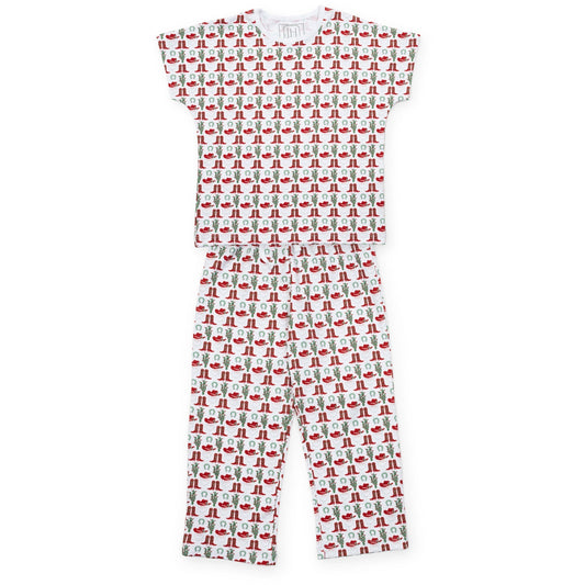 Merrick Girls' Pant Set - Cowboy Christmas