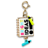 CHARM IT! Gold Bright Ideas Notebook Charm