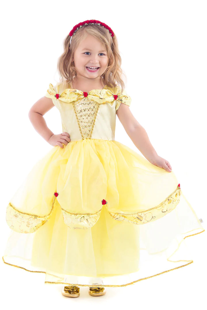 Little Adventurers Deluxe Yellow Beauty Dress