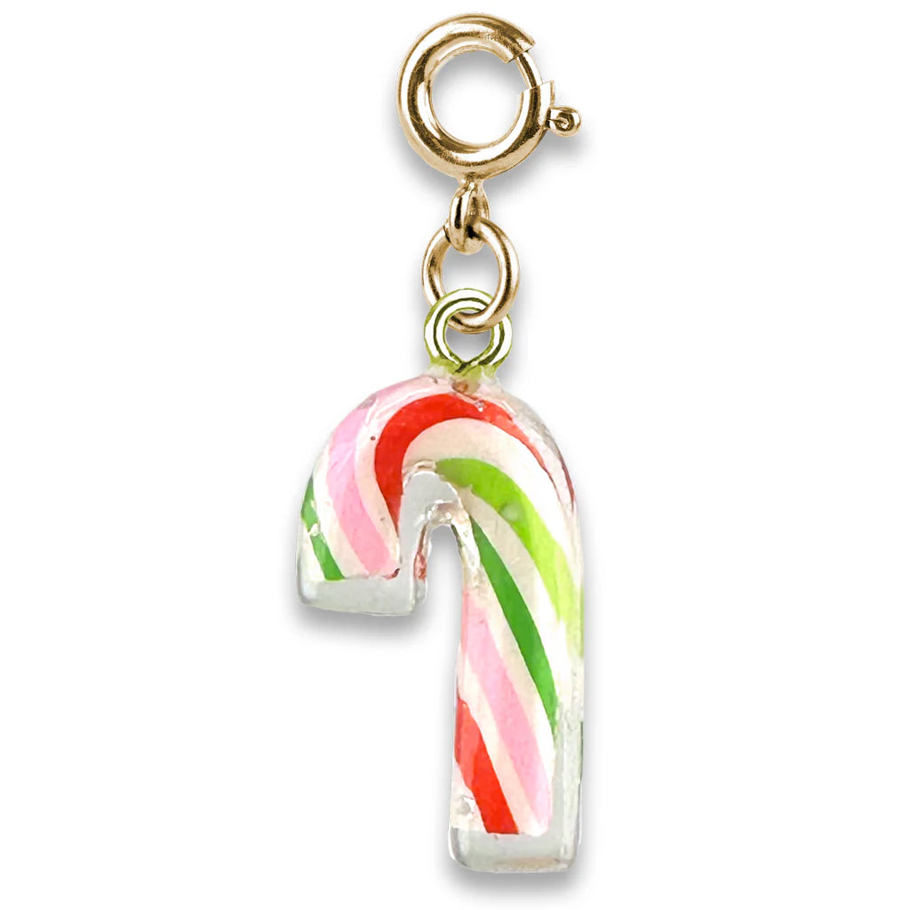 Charm It! Gold Candy Cane Charm