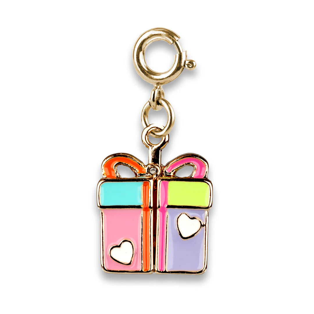 CHARM IT! Gold Surprise Inside B-Day Gift Charm