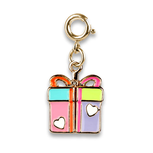 CHARM IT! Gold Surprise Inside B-Day Gift Charm
