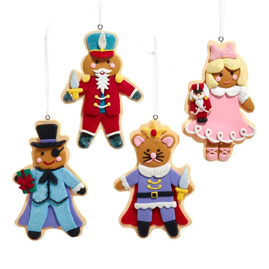 Kurt S. Adler Nutcracker Suite Cookie Ornament 4 Piece Box