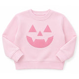 Bits & Bows Jack-O-Lantern Sweatshirt- Pink 