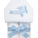 3 Marthas blue plane towel