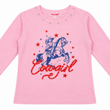 Cotton Candy Cowgirl Tee