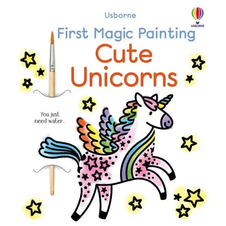 Harper Collins First Magic Painting- Cute Unicorns