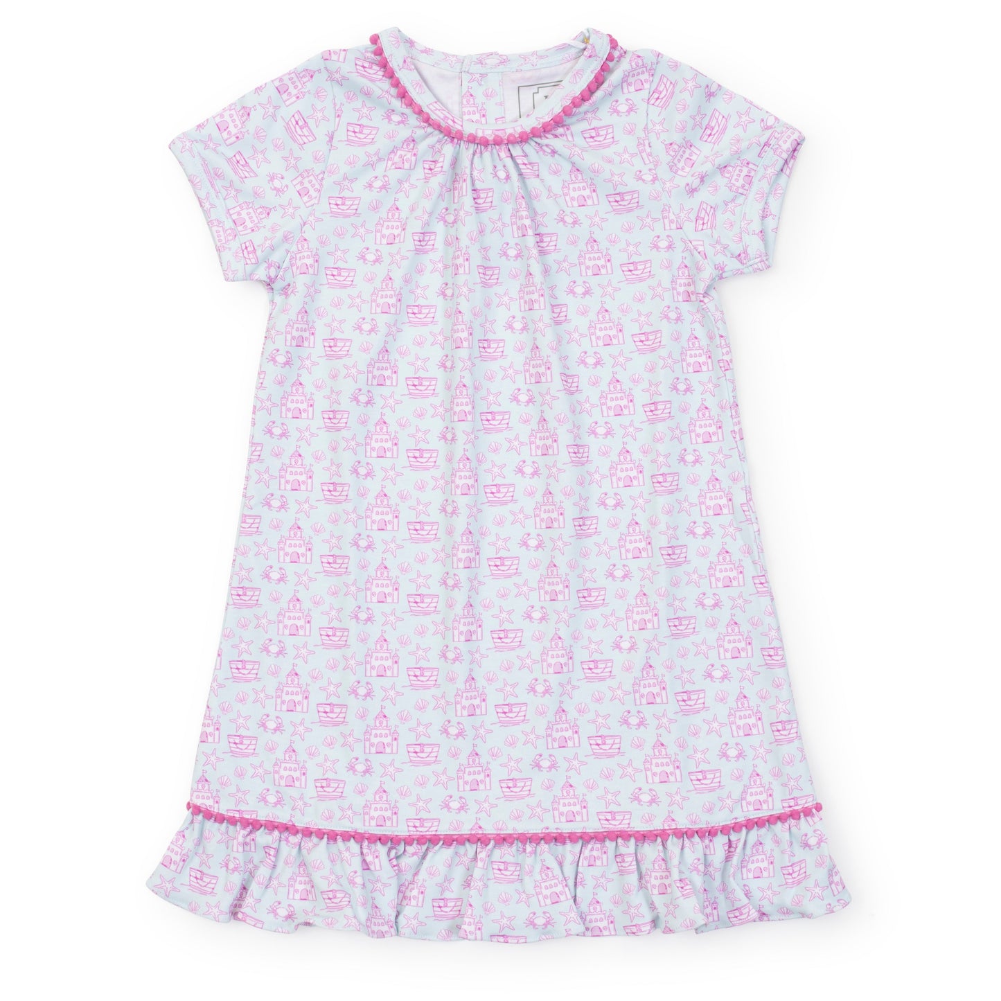 Lila and Hayes Camden Girls' Dress - Sandcastles Pink