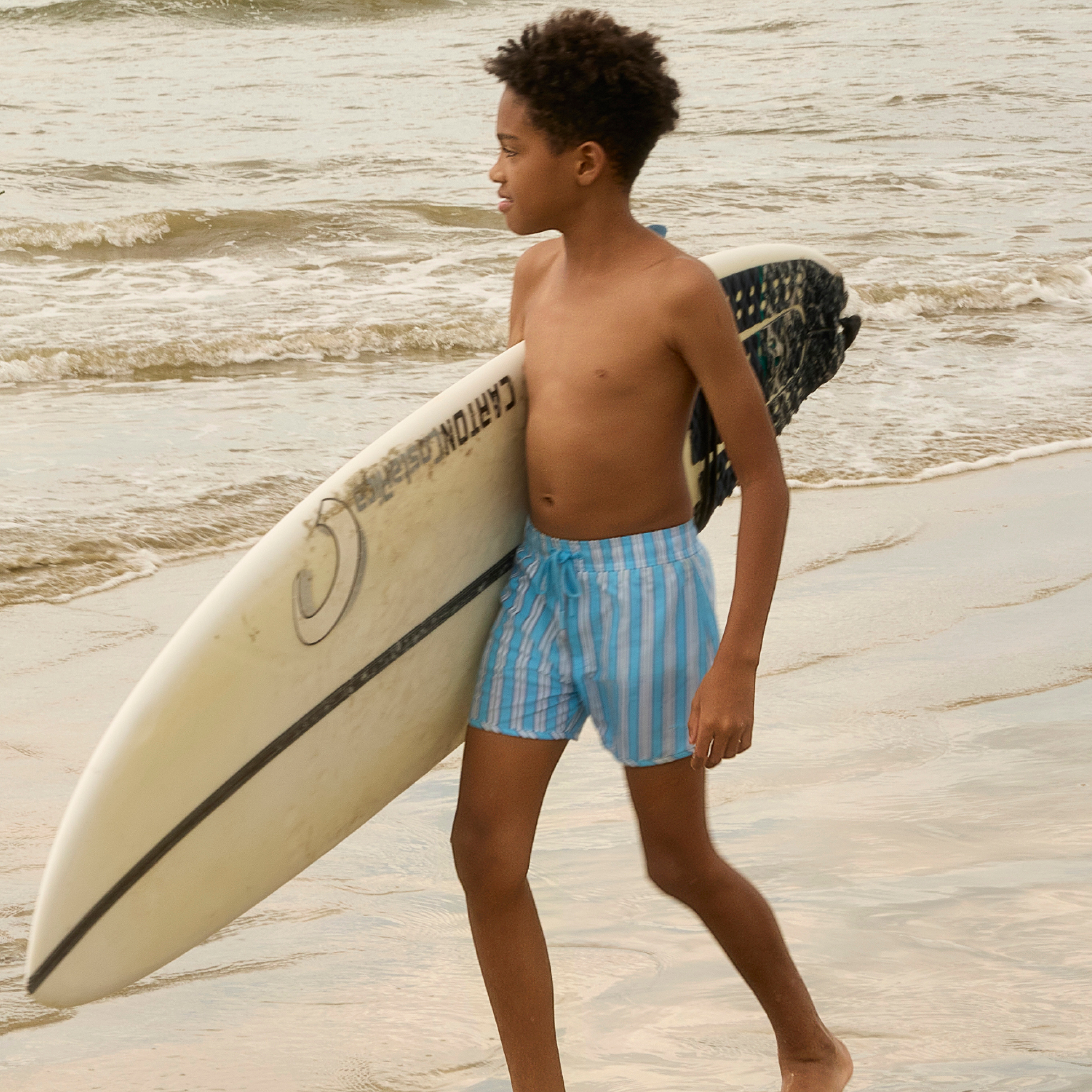 Minnow Boys Isla Blue Stripe Boardie