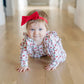 Evelyn Girls' Romper - Cowboy Christmas