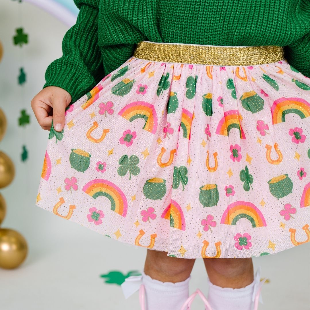 Sweet Wink Lucky Doodle St. Patrick's Day Tutu