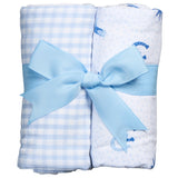 Cowboy Burp Cloth Set
