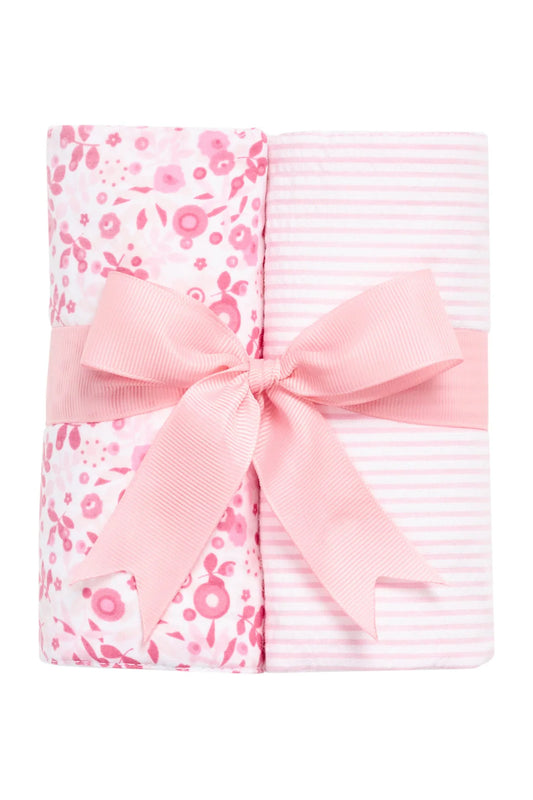 3 Marthas Flamingo Burp Cloth Set